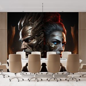 Ares ve Afrodit Mitolojik Duvar Kağıdı YM-00283