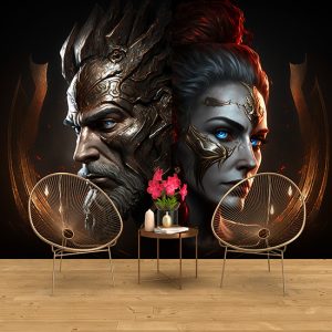 Ares ve Afrodit Mitolojik Duvar Kağıdı YM-00283