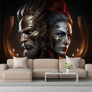 Ares ve Afrodit Mitolojik Duvar Kağıdı YM-00283