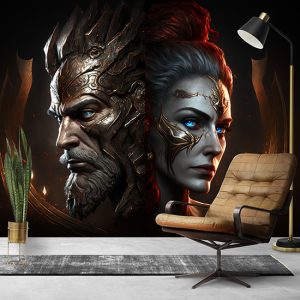 Ares ve Afrodit Mitolojik Duvar Kağıdı YM-00283