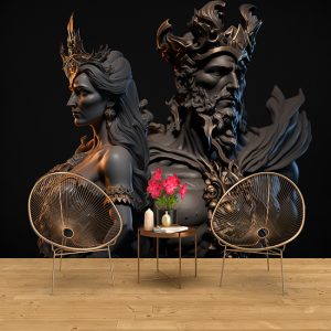 Ares ve Afrodit Yunan Mitolojisi Duvar Kağıdı YM-00284