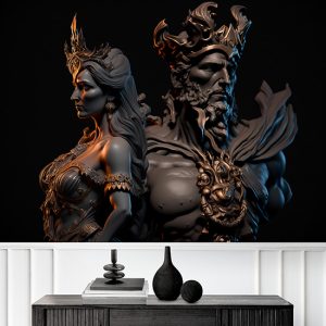 Ares ve Afrodit Yunan Mitolojisi Duvar Kağıdı YM-00284