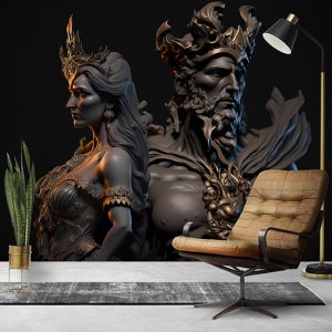 Ares ve Afrodit Yunan Mitolojisi Duvar Kağıdı YM-00284