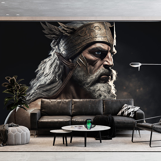 Spartalı Savaşçı Leonidas Duvar Kağıdı YM-00292