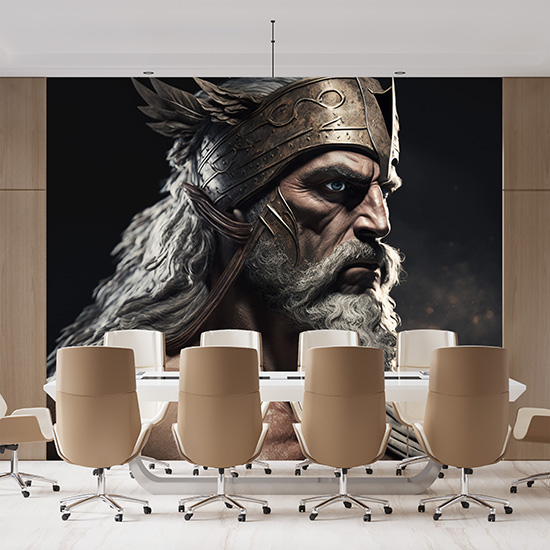 Spartalı Savaşçı Leonidas Duvar Kağıdı YM-00292