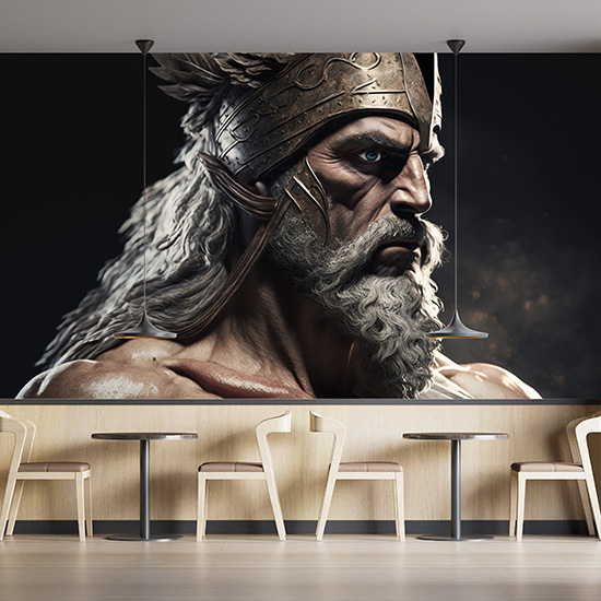 Spartalı Savaşçı Leonidas Duvar Kağıdı YM-00292