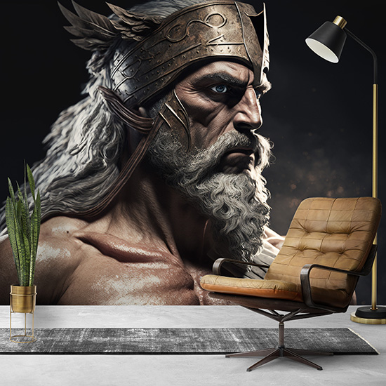 Spartalı Savaşçı Leonidas Duvar Kağıdı YM-00292