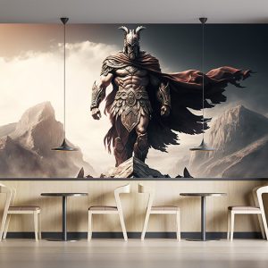 Spartalı Savaşçı Leonidas Duvar Kağıdı YM-00296