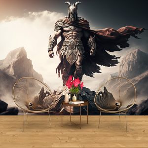 Spartalı Savaşçı Leonidas Duvar Kağıdı YM-00296