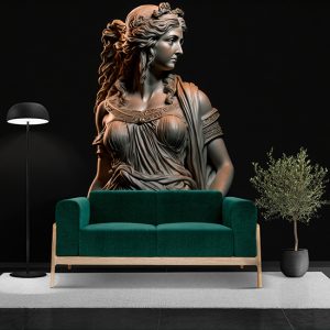 Truvalı Helen Heykeli Mitolojik Duvar Kağıdı YM-00300