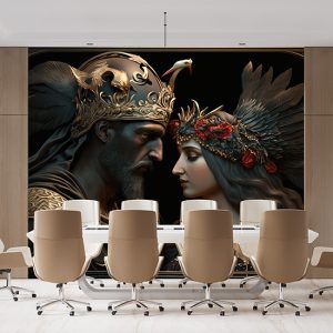 Ceyx ve Alycone Roma Mitolojisi Bir Aşk Hikayesi Duvar Kağıdı YM-00308