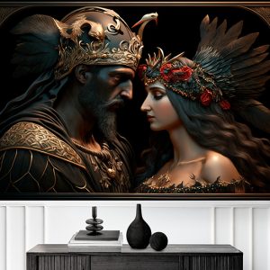 Ceyx ve Alycone Roma Mitolojisi Bir Aşk Hikayesi Duvar Kağıdı YM-00308