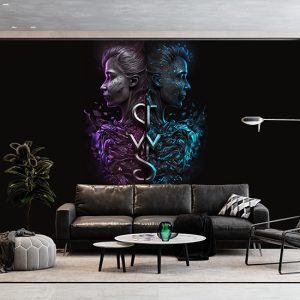 İkizler Kadınları Zodyak Burçları Duvar Kağıdı YM-00374