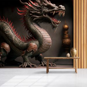 Çin Ejderhası Tarihi Duvar Kağıdı YT-00124