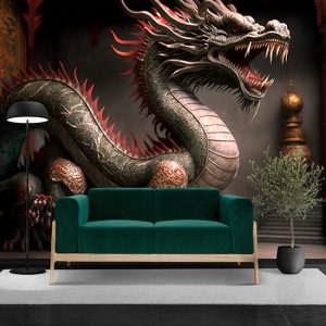 Çin Ejderhası Tarihi Duvar Kağıdı YT-00124