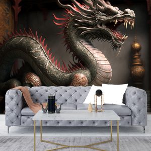 Çin Ejderhası Tarihi Duvar Kağıdı YT-00124