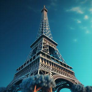Paris Eyfel Kulesi Menzara Duvar Kağıtları YD-00535
