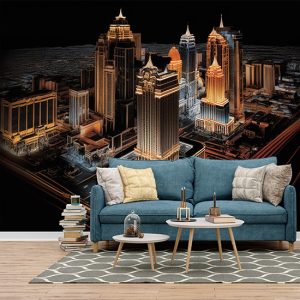 Las Vegas Harika Şehir Manzarası Duvar Kağıtları YD-00541