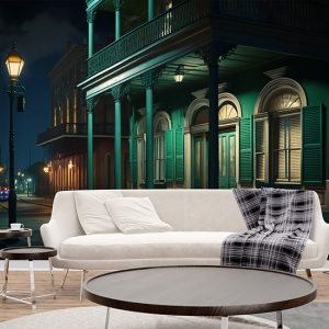 New Orleans Sokak Manzarası Duvar Kağıdı YD-00543