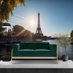 Eyfel Kulesi Harika Paris Manzarası Duvar Kağıdı YD-00547