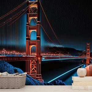 Golden Gate Köprüsü Manzara Duvar Kağıdı YD-00550