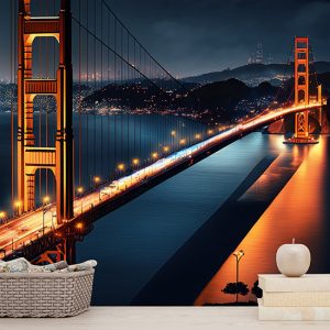 Harika Golden Gate Köprüsü Manzara Duvar Kağıdı YD-00551