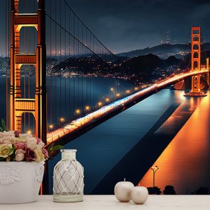 Harika Golden Gate Köprüsü Manzara Duvar Kağıdı YD-00551