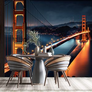 Harika Golden Gate Köprüsü Manzara Duvar Kağıdı YD-00551