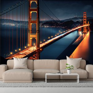 Harika Golden Gate Köprüsü Manzara Duvar Kağıdı YD-00551