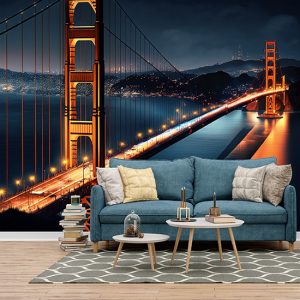 Harika Golden Gate Köprüsü Manzara Duvar Kağıdı YD-00551
