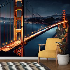 Harika Golden Gate Köprüsü Manzara Duvar Kağıdı YD-00551