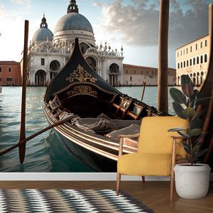 Venedik Gondollar Manzara Duvar Kağıdı YD-00561