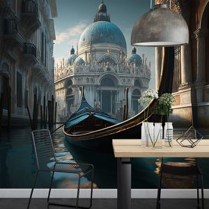 Eşsiz Venedik Manzarası Duvar Kağıdı YD-00565