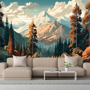 İllüstrasyon Manzara Duvar Kağıtları YD-00724