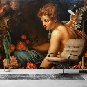 Aşk Tanrısı Eros Rönesans Stili Duvar Kağıdı YS-00719