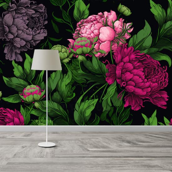 Fuşya ve Pembe Şakayık Çiçeği Duvar Kağıdı Modelleri ve Fiyatları Dekoros'da. Tüm Türkiye'ye Poster Duvar Kağıdı Gönderilir.