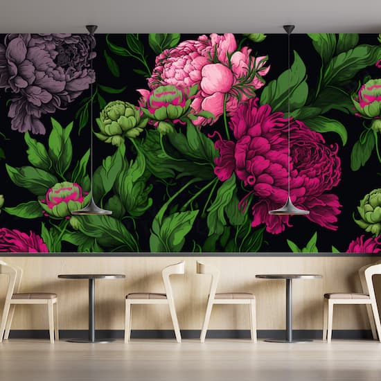 Fuşya ve Pembe Şakayık Çiçeği Duvar Kağıdı Modelleri ve Fiyatları Dekoros'da. Tüm Türkiye'ye Poster Duvar Kağıdı Gönderilir.