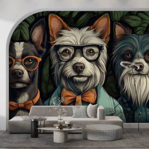 Havalı Gözlüklü Papyonlu Köpekler Duvar Kağıdı Modelleri ve Fiyatları Dekoros'da. Tüm Türkiye'ye Poster Duvar Kağıdı Gönderilir. Şimdi Alışverişe!