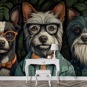 Havalı Gözlüklü Papyonlu Köpekler Duvar Kağıdı Modelleri ve Fiyatları Dekoros'da. Tüm Türkiye'ye Poster Duvar Kağıdı Gönderilir. Şimdi Alışverişe!