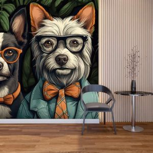 Havalı Gözlüklü Papyonlu Köpekler Duvar Kağıdı Modelleri ve Fiyatları Dekoros'da. Tüm Türkiye'ye Poster Duvar Kağıdı Gönderilir. Şimdi Alışverişe!