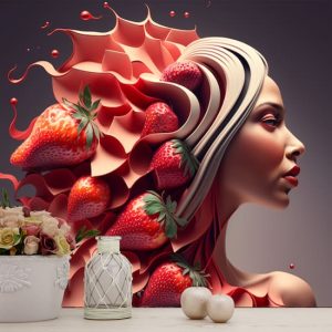 Lezzetli Çilekler Kadın Resmi Duvar Kağıtları Modelleri ve Fiyatları Dekoros'da. Tüm Türkiye'ye Poster Duvar Kağıdı Gönderilir.