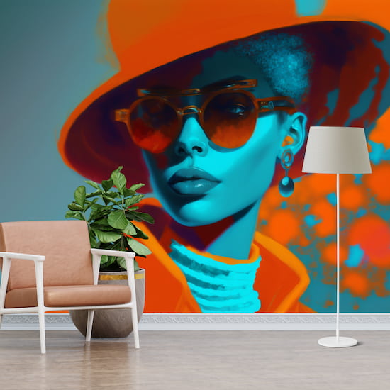 Modern Siyahi Kadın Tasarım Duvar Kağıtları Modelleri ve Fiyatları Dekoros'da. Tüm Türkiye'ye Poster Duvar Kağıtları Gönderilir.