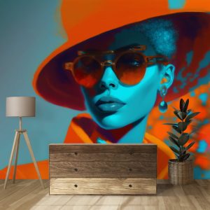 Modern Siyahi Kadın Tasarım Duvar Kağıtları Modelleri ve Fiyatları Dekoros'da. Tüm Türkiye'ye Poster Duvar Kağıtları Gönderilir.