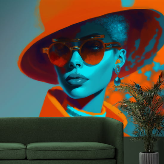 Modern Siyahi Kadın Tasarım Duvar Kağıtları Modelleri ve Fiyatları Dekoros'da. Tüm Türkiye'ye Poster Duvar Kağıtları Gönderilir.