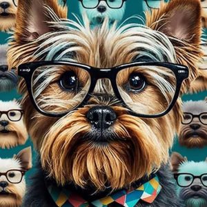 Sevimli Gözlüklü Hippi Köpek Desenli Duvar Kağıtları Modelleri ve Fiyatları Dekoros'da. Tüm Türkiye'ye Poster Duvar Kağıdı Gönderilir.