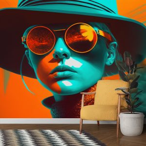 Turuncu Gözlüklü Güzel Kadın Duvar Kağıdı Modelleri ve Fiyatları Dekoros'da. Tüm Türkiye'ye Poster Duvar Kağıtları Gönderilir.
