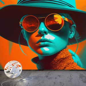 Turuncu Gözlüklü Güzel Kadın Duvar Kağıdı Modelleri ve Fiyatları Dekoros'da. Tüm Türkiye'ye Poster Duvar Kağıtları Gönderilir.