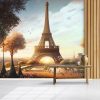 Eyfel Kulesi ve Gün Batımı Manzara Duvar Kağıdı YD-00743
