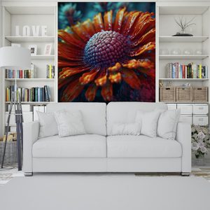 3D kasımpatı Çiçeği Duvar Kağıdı YF-02014