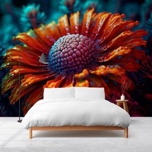 3D kasımpatı Çiçeği Duvar Kağıdı YF-02014